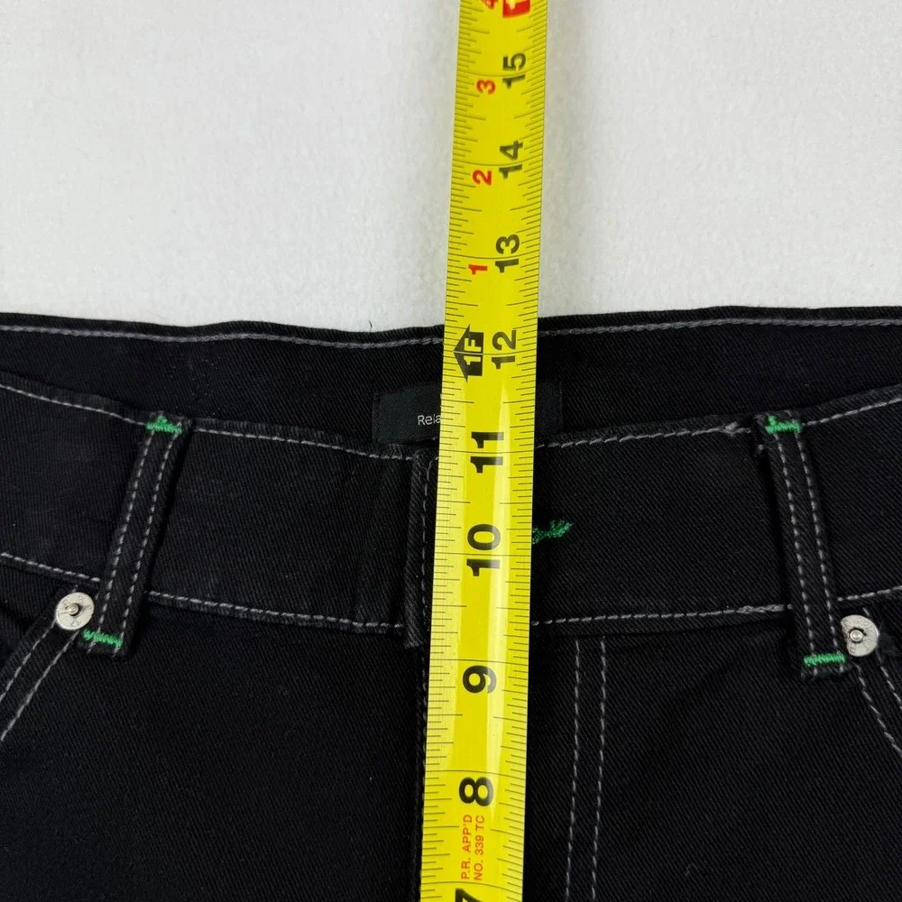 True Religion Men's Ricky Black Relaxed-Straight Stretch Jeans Sz 36x34 NWT $159